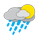 Zware regenbuien, maar soms ook zon