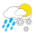Natte sneeuw, maar ook opklaringen
